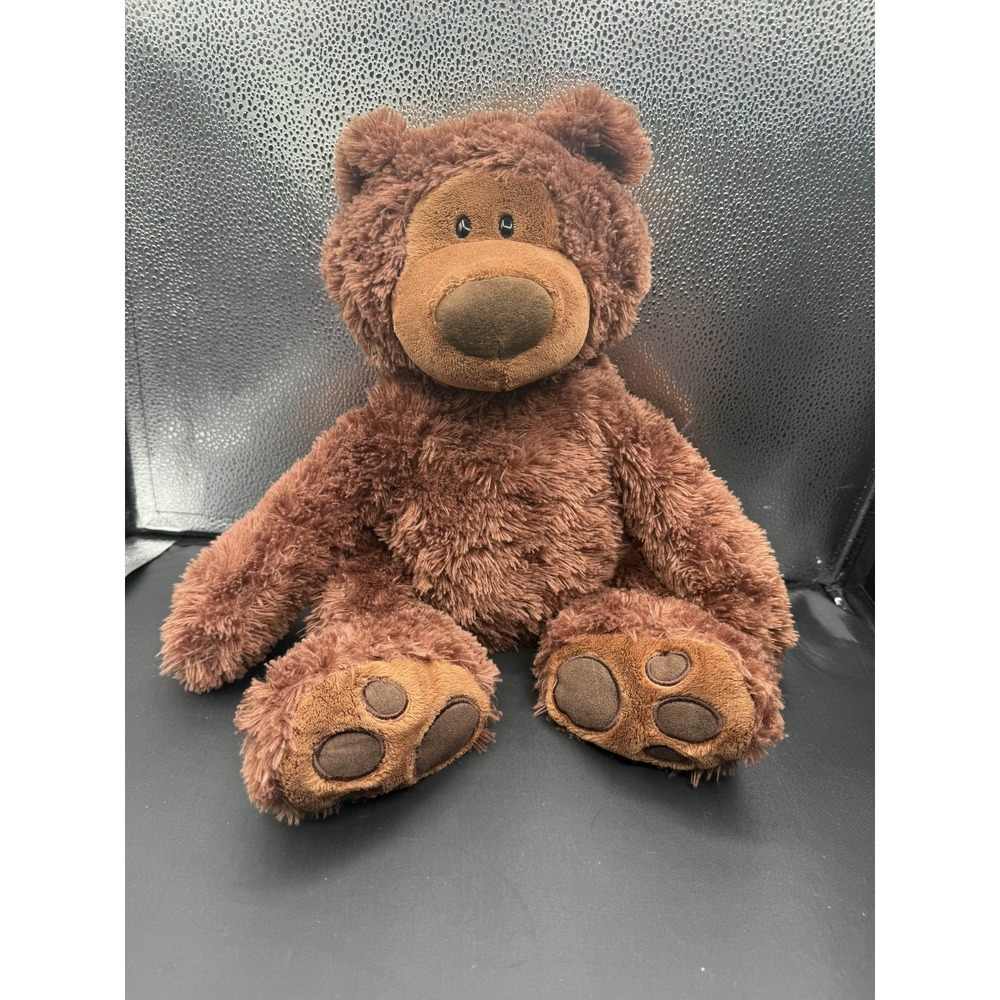 Gund Forver Promise Philbin Teddy Bear Brown Shaggy Plush Stuffed Animal Toy